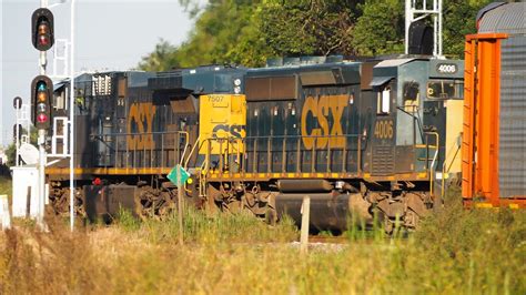 Epic Railfanning Afternoon In Lakeland Florida Ft Emd Power Csx Gms