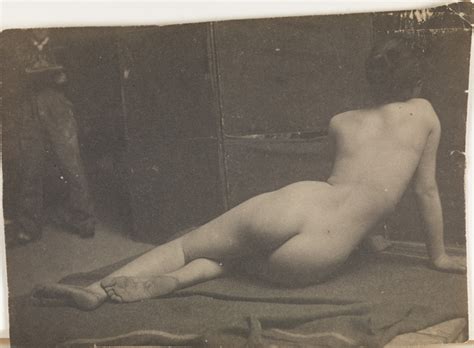 Thomas Eakins Female Nude Semireclining From Rear Ca Pafa