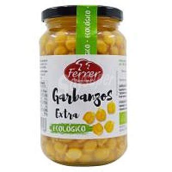 Ferrer Garbanzo cocido ecológico ferrer frasco 345 G Frasco 345 g