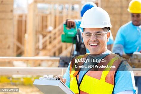 Construction Foreman At Work Site High Res Stock Photo Getty Images