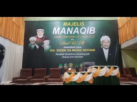 Majelis Manaqib Syeikh Abdul Qodir Al Jailani Q S Ponpes Azzainiyyah