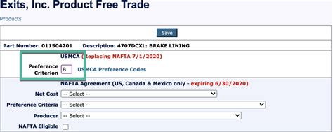 How do I use the USMCA template? : Trabex Internal Resources