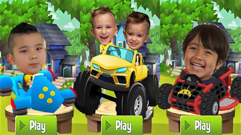 Ckn Toys Car Hero Vs Vlad And Niki Vs Tag With Ryan Car Run Gameplay