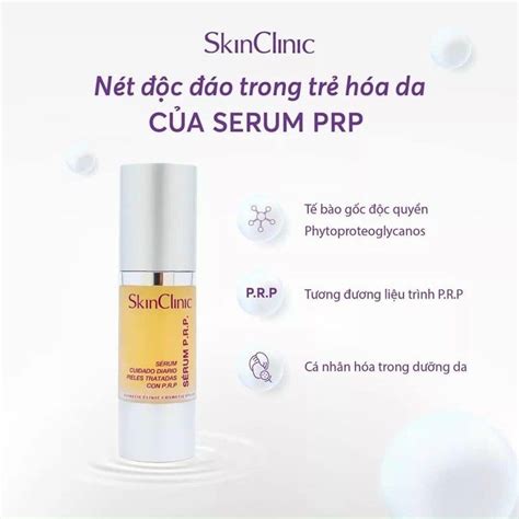 SkinClinic P R P 30ml Serum Tái Tạo tế bào gốc CHACHUMI PHARMA