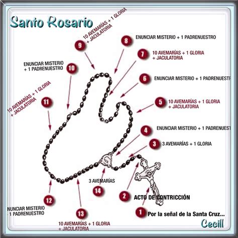 Imágenes de Cecill Como Rezar El Santo Rosario