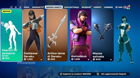 Shop Di Oggi Negozio Oggetti Fortnite Shop Aprile Mazza Spinata