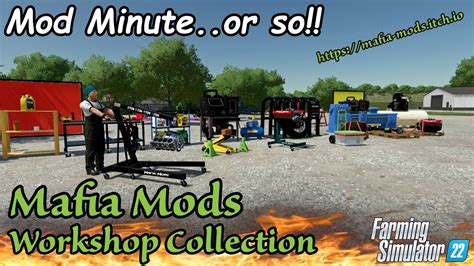 Mod Minute Or So Garage Workshop Gear By Mafia Mods Farming