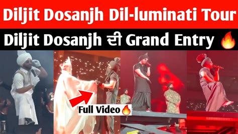 Diljit Dosanjh Grand Entry In Bc Place Stadium Full Video 🔥 Diljit