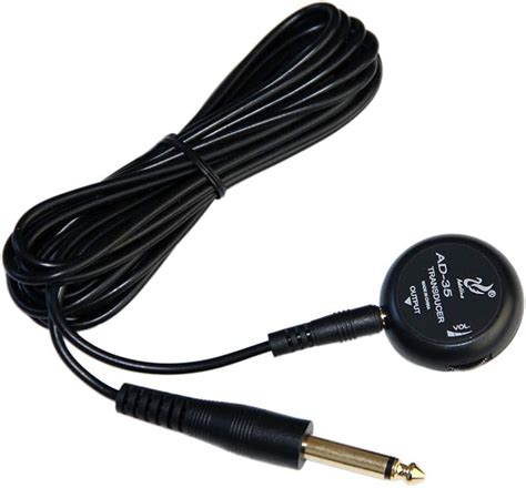 Adeline Ad 35 Mini Micro Piezo Microphone De Contact Transducteur Avec