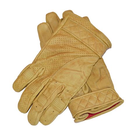 The British Originals: Goldtop Short Bobber Motorcycle Gloves