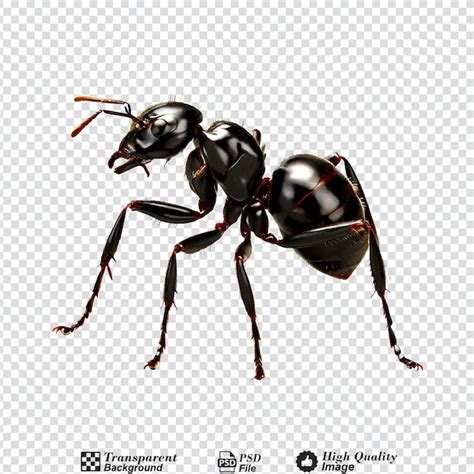 Premium Psd Ant Isolated On Transparent Background