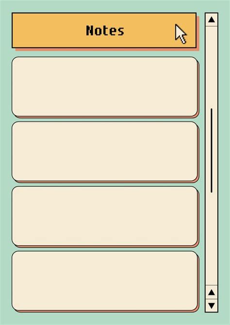 Free And Customizable Notes Templates