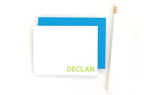 Personalized Stationery Set Monstera Palm Leaf — When It Rains Paper