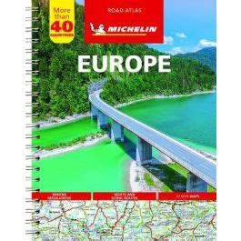 Europe Michelin Road Atlas Spiral Bound Stanfords