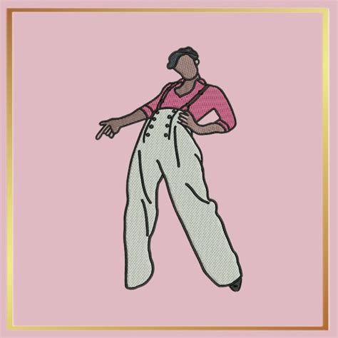 Harry Styles Embroidery Design Etsy