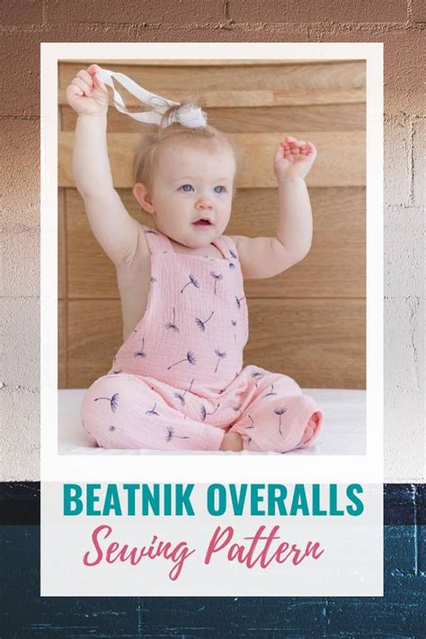 Beatnik Overalls Sewing Pattern Preemie To 56t Sew Modern Kids