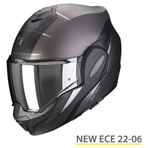 Scorpion EXO Tech Evo Primus Modular Helmet Black Motardinn