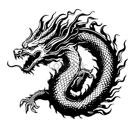 Chinese Style Black Dragon Logo Picture And HD Photos | Free Download ...