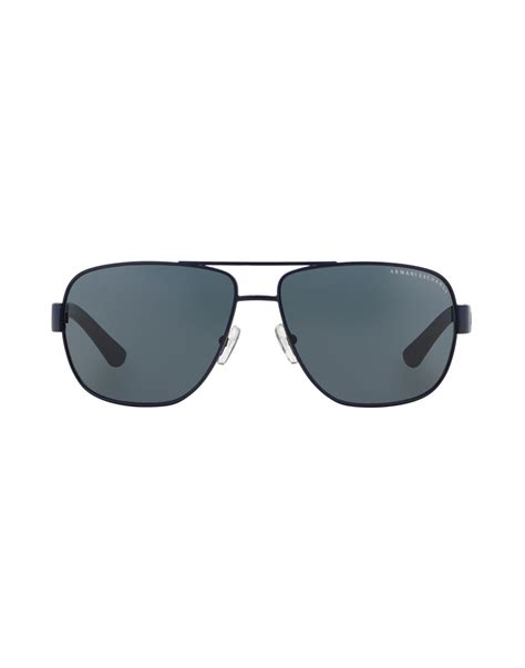 Armani exchange Sunglasses in Blue for Men | Lyst