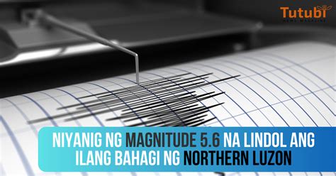 Niyanig Ng Magnitude 5 6 Na Lindol Ang Ilang Bahagi Ng Northern Luzon