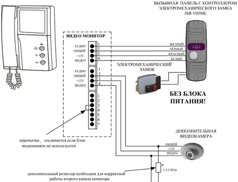 Вызывная панель dvc схема подключения - Схемы