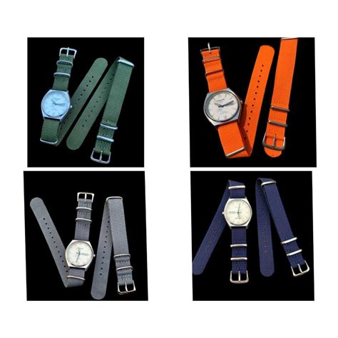 Jual STRAP TALI JAM TANGAN KANVAS NYLON ZULU NATO MILITARY STYLE