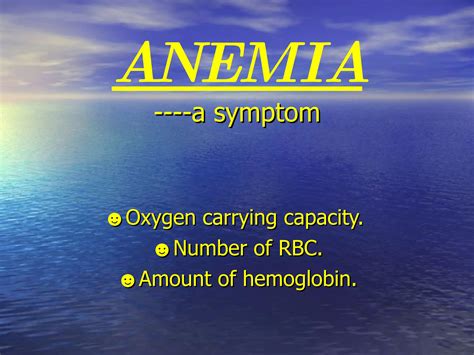 Anemia Ppt Ppt