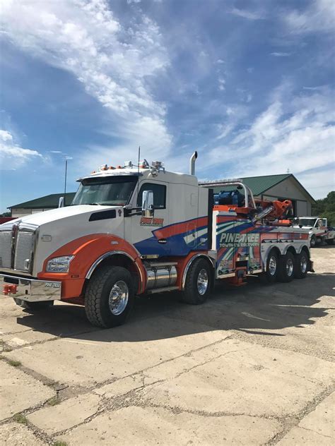 Pine Tree Towing And Recovery Cambridge Oh Kenworth T880 Twin Steer