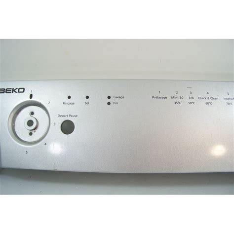 BEKO DFN2521S N58 Bandeau Pour Lave Vaisselle