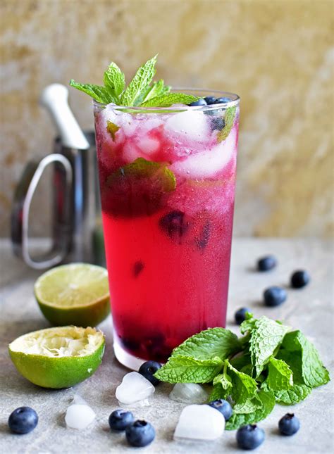 Blueberry Virgin Mojito Pepper Delight