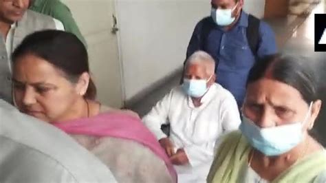 Land For Job Scam Case Live Lalu Prasad Yadav Rabri Devi Daughter Misa Bharti Appear Delhi