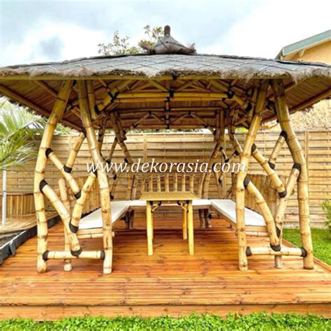 Bamboo Gazebo For Home Garden Bamboo Gazebo Outdoor