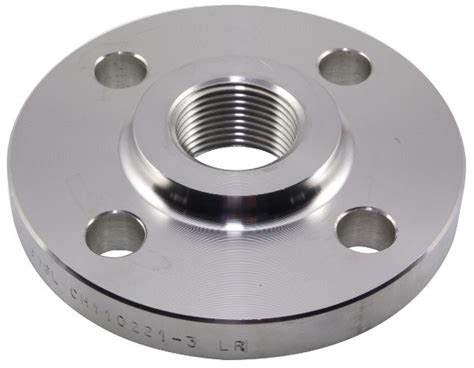 PN16 4 BSPT Threaded Flange 316L Stainless Steel NERO Pipeline