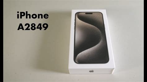 IPhone 15 Pro Max A2849 Unboxing Initial Setup YouTube