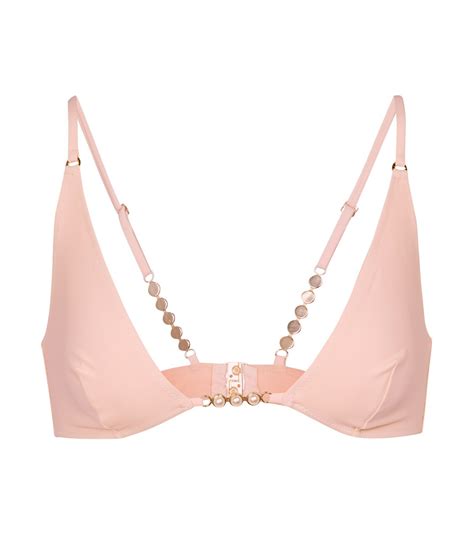 Stella McCartney Embellished Triangle Bikini Top Stella McCartney