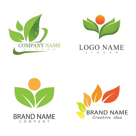 Premium Vector Logos Of Green Leaf Ecology Nature Element Vector