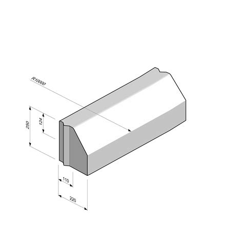 Highway Kerb Splay Radius External X M Radius