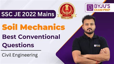 SSC JE 2022 Mains Soil Mechanics Best Conventional Questions Civil