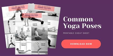 20 Beginner Yoga Poses For Flexibility Free Printable Yoga Rove 20