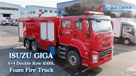 Isuzu Giga Water Foam Fire Fighting Truck Chengli Special