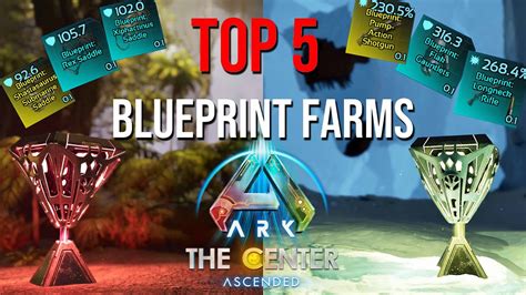 TOP 5 BEST Blueprint LOOT Farms THE CENTER Full Guide ARK