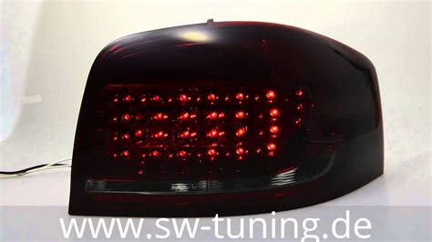 SWLight LED Rückleuchten Audi A3 8P Facelift Lim red smoke SW Tuning