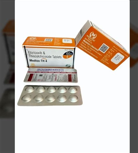 Etoricoxib Thiocolchicoside Tablet At Rs 3500 Box Etoricoxib 60mg And