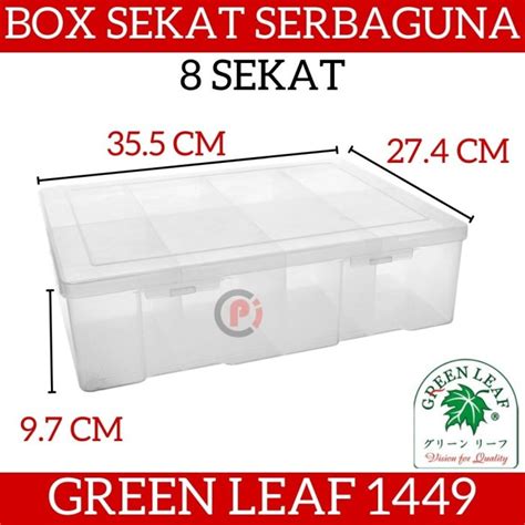 Jual Green Leaf 1449 Kotak Box Penyimpanan Baut Komponen Sebaguna 8