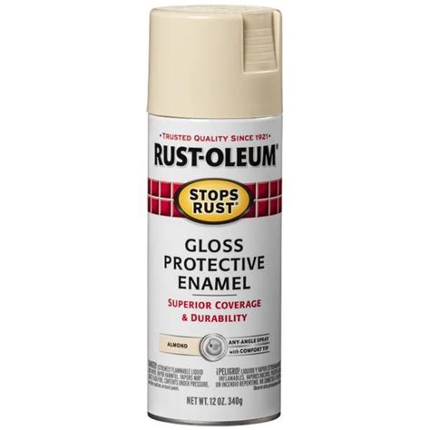 Rust Oleum Stops Rust Gloss Protective Enamel Spray Paint Almond