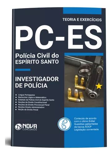 Apostila Completa Investigador De Polícia Civil Do Espírito Santo Pc