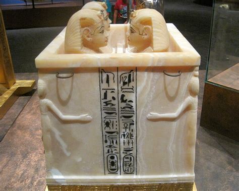 Canopic Calcite Chest Tutankhamun Free Stock Photo Public Domain