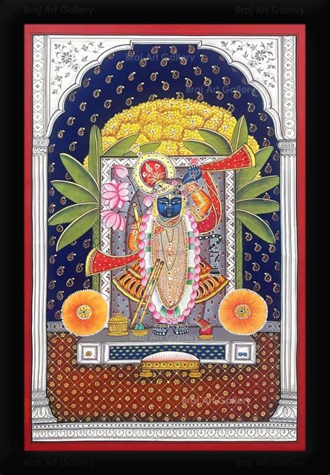 Braj Art Gallery Pichwai Painting Shrinathji Shringaar Darshan In