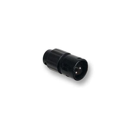 Switchcraft Aaa Series Low Profile Pin Xlr Male Connector Black Aaa Mblp