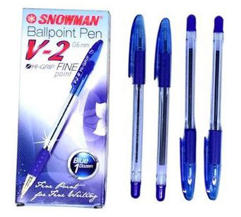 Pulpen Snowman V 2 Biru